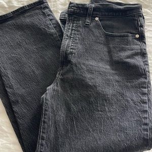 Madewell perfect wide leg jean 31